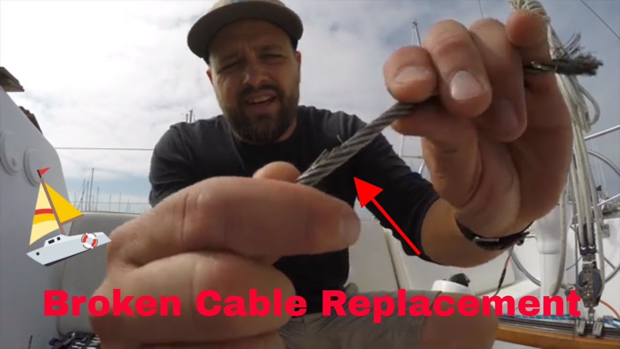 Sailboat Control Cable And Steering Cable Replacement How To - YouTube