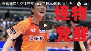 張本智和 ✖  水谷隼 男子シングル決勝戦！ 全日本卓球2018