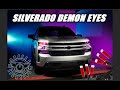 2019-2022  Chevrolet Silverado 1500 ColorSHIFT™ RGB Demon Eye Headlight Kit from ORACLE Lighting-