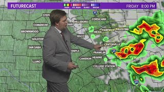 Weather Aware: Severe Storms Along I45 Possible Tonight | Central Texas Forecast