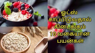 ஓட்ஸ் சாப்பிடுவதால் கிடைக்கும் 10 வகையான பயன்கள் | by,Dr.Anita | oats health benefits|Anita's clips