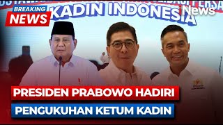 Breaking News | Presiden Prabowo Hadiri Pengukuhan Ketum Kadin Anindya Bakrie | 16/01