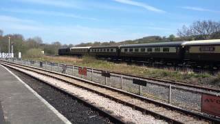 The Orient express class 67005 non stop though Totnes