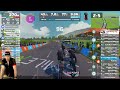 was this the perfect ttt fastest c cat time💪 wtrl. zrl. zwift racing league. race 1