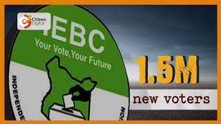 IEBC registered 1.5M new voters during the just concluded exercise