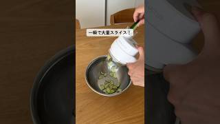 こんにちは！編集部のミキです🙋‍♀️ 一瞬で大量スライスが叶う電動アイテム😆❣️紹介商品／電動スライサー\u0026チョッパー　#キッチンアイテム #便利グッズ #電動スライサー #電動チョッパー