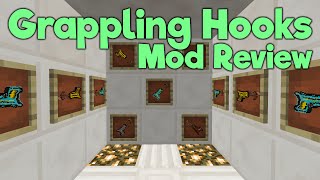 Minecraft Java - GRAPPLING HOOKS - Grapple Hooks || Mod Showcase