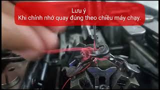 chỉnh máy khuy đầu tròn bị bỏ mũi