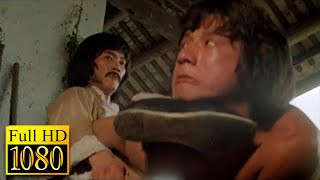 Legendary Jackie Chan was SLAMMED by a Lightning Leg in Movie DRUNKEN MASTER (1978)