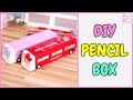 How to make Hello kitty paper pencil Box |School supplies / DIY Toothpaste box Paper pencil box