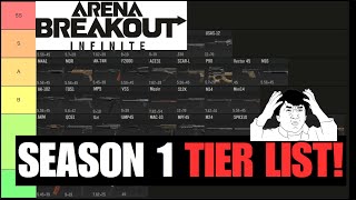 The ONLY WEAPON TIER LIST You Need! - Arena Breakout Infinite