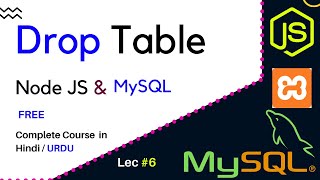 How to Drop Table From database Using Node JS MySQL