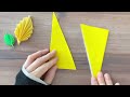 【秋の折り紙】2分でできる簡単リアルな落ち葉 origami fallen leaves