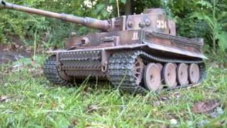 1/16 RC Model Panzer Tank Tamiya Tiger 334 with Heng Long Electronics