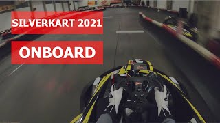 Silverkart 2021 - Pataki Gábor gokartversenyző, onboard (kormány nézet)