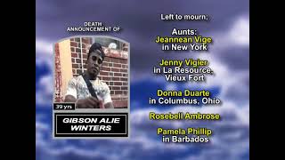 Gibson Alie Winters ~ Long Obituary