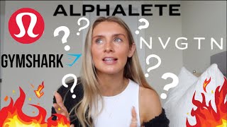 BATTLE OF THE ACTIVEWEAR BRANDS | GYMSHARK VS ALPHALETE VS NVGTN