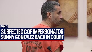 Suspected cop impersonator accused of sexual assault appears in court