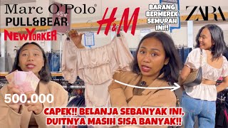 CHALLENGE BELANJA PAKAIAN BERMEREK PAKE RP 500.000