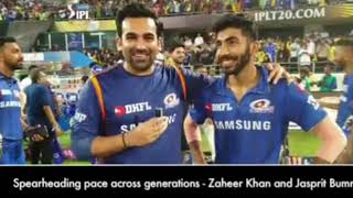 IPL 2020 : Zaheer Khan took Jasprit Bumbrah interview ( Mumbai Indians| MI