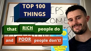 Top 100 Things That Rich People Do That Poor People Don't