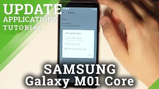 How to Turn Off Auto Updates Apps on SAMSUNG Galaxy M01 Core