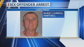 Sex offender is arrested in Caddo Parish