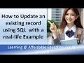 SQL Tutorials - How to update a record - Update Query in SQL