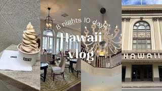 【Hawaii vlog】2024.3ハワイ Day4\u00265  スカイラインに乗って西オアフのローカルタウンを楽しんだvlog