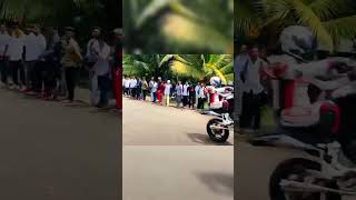 High Capacity Stunt Show | Sri Lankan High Capacity Bikes | මීරිගම සුපිරි බයික් රේස් 2023 | #shorts