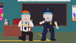 Token gets shot by Police - South Park Pandemic Special