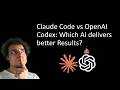 Claude Code vs OpenAI Codex: Which AI Codes Better? (Code Test & Review)