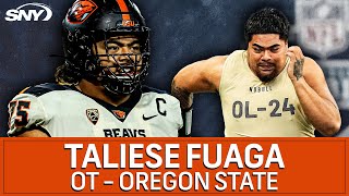 Taliese Fuaga 2023 Season Highlights | Oregon State OT | 2024 New Orleans Saints Draft Pick | SNY