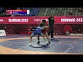 Round 3 FS - 38 kg: S. KAIYPBEKOV (KGZ) v. Y. MAEDA (JPN)