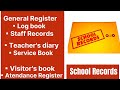 School records and registers | part 1|   reports | file