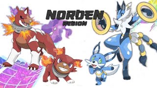 Complete Fakedex - Norden Fakemon Region (Gen 9 Pokemon Light and Dark)
