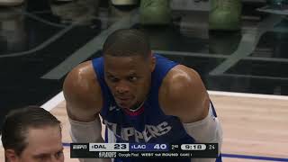 Russell Westbrook causing a stir with P.J. Washington 👀 | NBA on ESPN