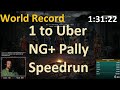 WR! Uber Pally NG+ Speedrun! 1:31:22 - Diablo 2 Resurrected