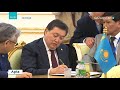 Премьер министр Асқар Мамин Ашхабад Түркіменстан Президенті Гурбангулы Бердімұхамедовпен кездесті