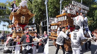 令和6年 毛人谷/富田林町 宮出 御旅所 美具久留御魂神社秋祭り だんじり祭