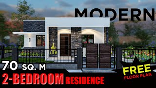 2 Bedroom Modern Bungalow | 70 sq. M