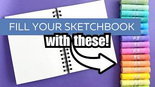10 satisfying ideas for your Sketchbook!