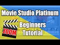 Sony Movie Studio Platinum 13.0 Tutorial - How to Zoom Your Video