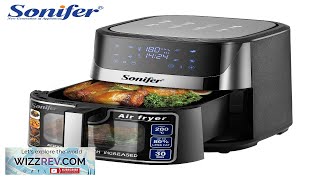 Sonifer Air Fryer SF-1034 .Frying pot capacity: 8.5L .Temperature control: 80-200°C time Review