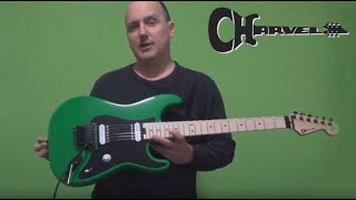 I finally got a Custom Shop Charvel! Slime green MONSTER tone machine! :)