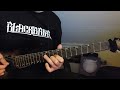 blackbriar let me in we d rather burn ep guitar solo cover