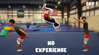 Learning to Backflip with NO EXPERIENCE