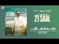 21 saal official song hunar sidhu latest punjabi songs 2023 new punjabi song 2023