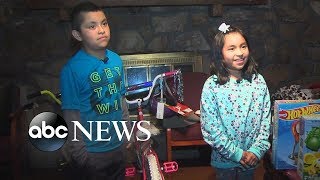 Police reward children who helped catch home intruder