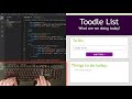 ASMR Programming - Coding a Todo List App - No Talking